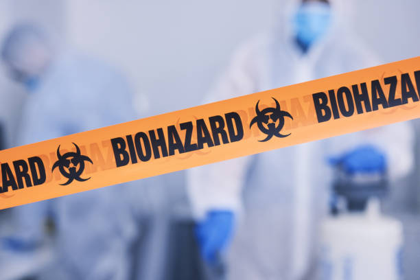 Professional Biohazard Cleanup technician working in Redmond, UT